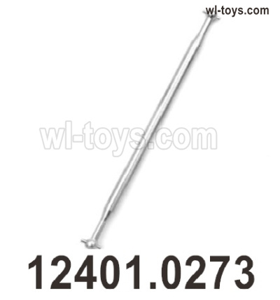 Wltoys 104019 Parts 12401.0273 Central drive shaft φ5.8x136mm.Wltoys 104019 1/10 Parts, Wltoys 104019 RC Car Accessories.