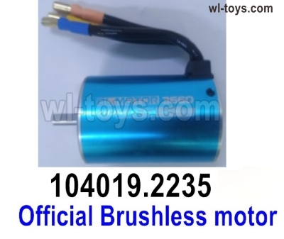 Wltoys 104019 Parts 104019.2235 Brushless Motor.7.4V 3660 3500KV Brushless Motor.Wltoys 104019 1/10 Parts, Wltoys 104019 RC Car Accessories.