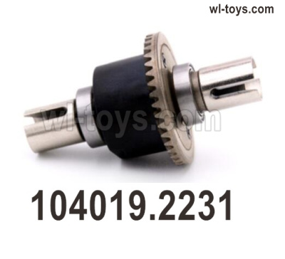 Wltoys 104019 Parts 104019.2231 Powder alloy differential group.Wltoys 104019 1/10 Parts, Wltoys 104019 RC Car Accessories.