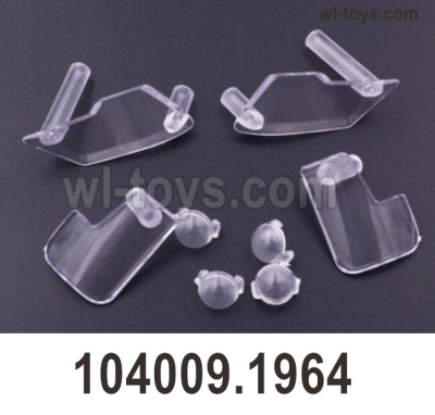 Wltoys 104019 Parts 104009.1964 Shade group for the Light.Wltoys 104019 1/10 Parts, Wltoys 104019 RC Car Accessories.