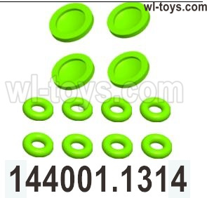 Wltoys 104019 Parts 144001.1314 Shock absorber O-ring air chamber group.Wltoys 104019 1/10 Parts, Wltoys 104019 RC Car Accessories.