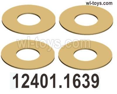 Wltoys 104019 Parts 12401.1639 Gasket.8x5.1x0.5mm.Total 4pcs.Wltoys 104019 1/10 Parts, Wltoys 104019 RC Car Accessories.