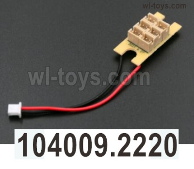 Wltoys 104019 Parts 104009.2220 Undercarriage adapter board group.Wltoys 104019 1/10 Parts, Wltoys 104019 RC Car Accessories.