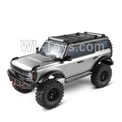 WLtoys 104020 RC Car,Gray Color,Wltoys 1/10 Electric Climbing Car 104020 4WD Professional 2.4G Independent 6Ch Receiver 100M 3000mAh Off-Road Vehicle Adult Toy