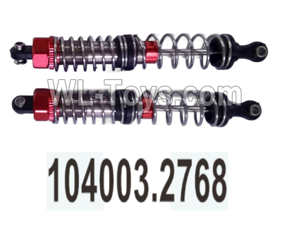 Wltoys 104020 Parts 104003.2768 Rear Large Shock Absorber Group.WLtoys 1/10 RC Car Crawler Accessories.