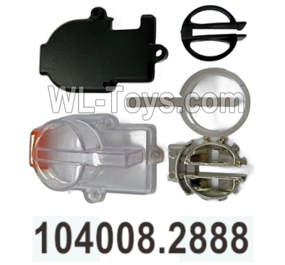 Wltoys 104020 Parts 104008.2888 Front Right Light Seat Group.WLtoys 1/10 RC Car Crawler Accessories.