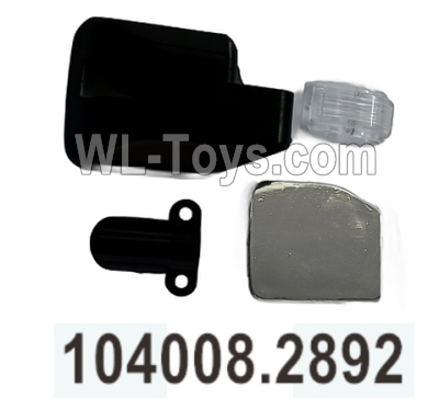Wltoys 104020 Parts 104008.2892 Left Rearview Mirror Group.WLtoys 1/10 RC Car Crawler Accessories.