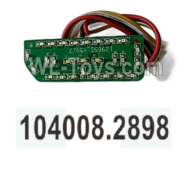 Wltoys 104020 Parts 104008.2898 Rear Right Light Panel Group.WLtoys 1/10 RC Car Crawler Accessories.