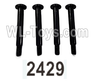 Wltoys 104020 Parts 104003.2429 Pan Head Hexagon Socket Machine Screws Half Thread 3X23.5TM D5.5 Group.WLtoys 1/10 RC Car Crawler Accessories.