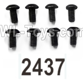 Wltoys 104020 Parts 104003.2437 Pan Head Hexagon Socket Screws 3X6TM D5.5 Group.WLtoys 1/10 RC Car Crawler Accessories.