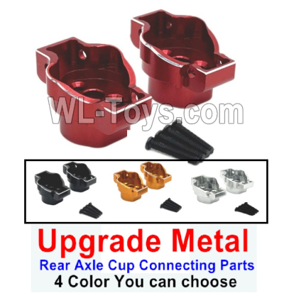 Wltoys 104020 Upgrade Metal Parts Rear Axle Cup Connecting Parts.4 Color you can choose.WLtoys 1/10 RC Car Crawler Accessories.
