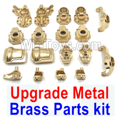 Wltoys 104020 Upgrade Metal Parts Brass Parts kit.WLtoys 1/10 RC Car Crawler Accessories.