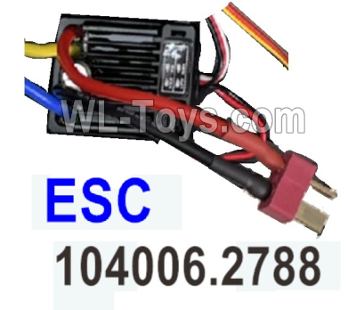 Wltoys 104020 Parts 104006.2788 ESC Group -LWQ Custom Version.WLtoys 1/10 RC Car Crawler Accessories.