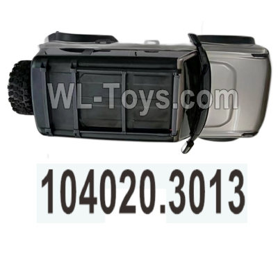 Wltoys 104020 Parts 104020.3013 Metal Gray Car Shell Assembly.WLtoys 1/10 RC Car Crawler Accessories.