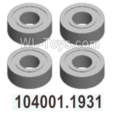 Wltoys 104020 Parts 104001.1931 Bearing Group.WLtoys 1/10 RC Car Crawler Accessories.