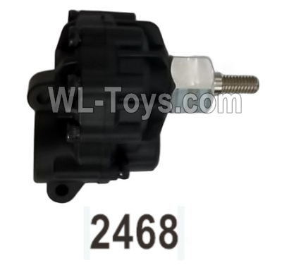 Wltoys 104020 Parts 104003.2468 Rear Straight Axle Reduction Gearbox Assembly.WLtoys 1/10 RC Car Crawler Accessories.