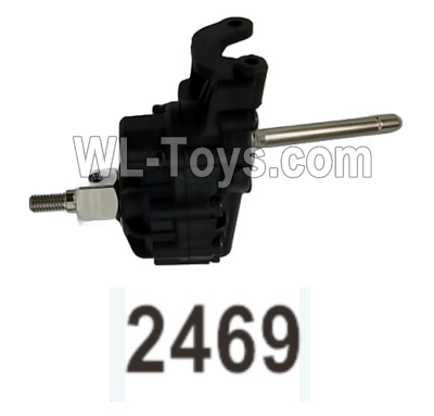 Wltoys 104020 Parts 104003.2469 Front Straight Axle Left Reduction Gearbox Assembly.WLtoys 1/10 RC Car Crawler Accessories.