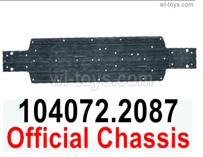 Wltoys 104072 Parts-Chassis,Official Chassis bottom Frame.104072.2087.Wltoys 104072 1/10 Parts, Wltoys 104072 RC Car Accessories.