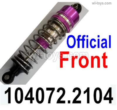 Wltoys 104072 Parts Front Shock Absorber Damper.104072.2104.Wltoys 104072 1/10 Parts, Wltoys 104072 RC Car Accessories.