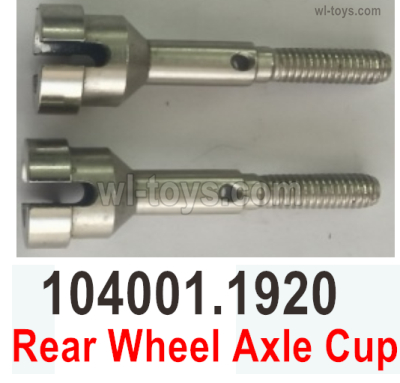 Wltoys 104072 Parts Rear Wheel Axle Cup.104001.1920.Total 2pcs.Wltoys 104072 1/10 Parts, Wltoys 104072 RC Car Accessories.