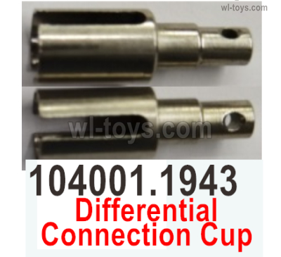 Wltoys 104072 Parts Differential connection cup group.104001.1943.Total 2pcs.Wltoys 104072 1/10 Parts, Wltoys 104072 RC Car Accessories.