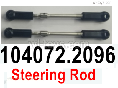 Wltoys 104072 Parts Steering Rod.104072.2096.Total 2pcs.Wltoys 104072 1/10 Parts, Wltoys 104072 RC Car Accessories.
