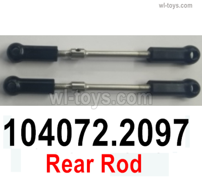 Wltoys 104072 Parts Rear Rod.104072.2097.Total 2pcs.Wltoys 104072 1/10 Parts, Wltoys 104072 RC Car Accessories.