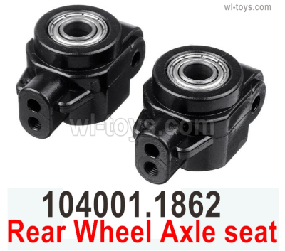 Wltoys 104072 Parts Rear Whel Axle Seat.104001.1862.Total 2pcs.Wltoys 104072 1/10 Parts, Wltoys 104072 RC Car Accessories.