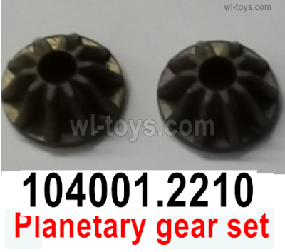 Wltoys 104072 Parts Planetary gear set.104001.2210.Total 2 Set.Wltoys 104072 1/10 Parts, Wltoys 104072 RC Car Accessories.