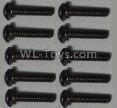 Wltoys 10428-2 Parts-132 10428.0566 M3X15 pan head hex head screws(10pcs),Wltoys 10428-2 Rc Car Parts,High speed 1:10 Scale 4wd,10428-B2 Electric Power On Road Drift Racing Truck Car Parts