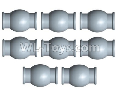 Wltoys 10428-2 Parts-113-04 10428-2.0366 6.0x7.9mm-ball head screw set(8pcs),Wltoys 10428-2 Rc Car Parts,High speed 1:10 Scale 4wd,10428-B2 Electric Power On Road Drift Racing Truck Car Parts