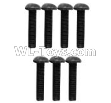 Wltoys 10428-C2 A929-81 Pan head hexagonal screw-3X8(10pcs),Wltoys 10428-C2 Rc Car Parts,High speed 1:10 Scale 4wd,10428-C2 Electric Power On Road Drift Racing Truck Car Parts