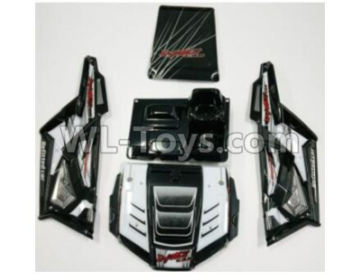 Wltoys 10428-B2 10428-B2.0752 Car shell(Not include the Rollcage),Wltoys 10428-B2 Rc Car Parts,High speed 1:10 Scale 4wd,10428-B2 Electric Power On Road Drift Racing Truck Car Parts