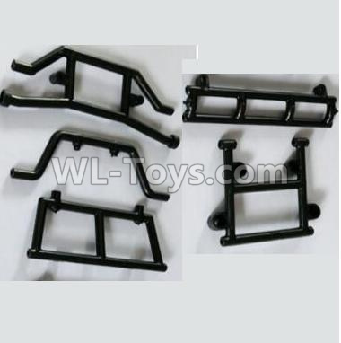 Wltoys 10428-2 Parts-130-05 10428-B.0318 Front and Rear Anti-collision Fixed seat,Wltoys 10428-2 Rc Car Parts,High speed 1:10 Scale 4wd,10428-B2 Electric Power On Road Drift Racing Truck Car Parts