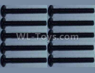Wltoys 10428-C2 10428-B.0321 head inner hexagon Screws-2.5X16(10PCS),Wltoys 10428-C2 Rc Car Parts,High speed 1:10 Scale 4wd,10428-C2 Electric Power On Road Drift Racing Truck Car Parts