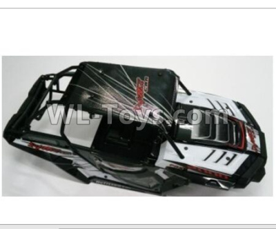 Wltoys 10428-B2 10428-B2.0753 Whole Car shell unit(Include Car shell,All Rollcage),Wltoys 10428-B2 Rc Car Parts,High speed 1:10 Scale 4wd,10428-B2 Electric Power On Road Drift Racing Truck Car Parts