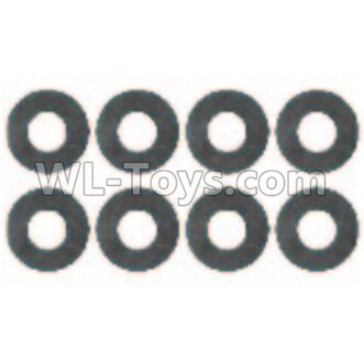 Wltoys 10428-C2 0323 Flat Washer(8pcs)-6x9.5x1.5mm,Wltoys 10428-C2 Rc Car Parts,High speed 1:10 Scale 4wd,10428-C2 Electric Power On Road Drift Racing Truck Car Parts