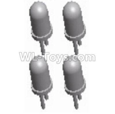 Wltoys 10428-2 Parts-130-12 0122 5mm White Light(4pcs),Wltoys 10428-2 Rc Car Parts,High speed 1:10 Scale 4wd,10428-B2 Electric Power On Road Drift Racing Truck Car Parts