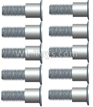 Wltoys 10428-C2 0360 Flat head inner hexagon Screws-M3X14-(10pcs),Wltoys 10428-C2 Rc Car Parts,High speed 1:10 Scale 4wd,10428-C2 Electric Power On Road Drift Racing Truck Car Parts