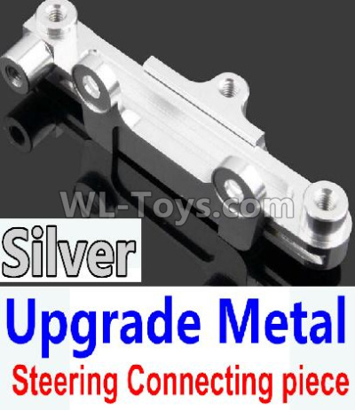 Wltoys 10428-C2 Upgrade Metal Steering connecting piece-Silver,Wltoys 10428-C2 Rc Car Parts,High speed 1:10 Scale 4wd,10428-C2 Electric Power On Road Drift Racing Truck Car Parts