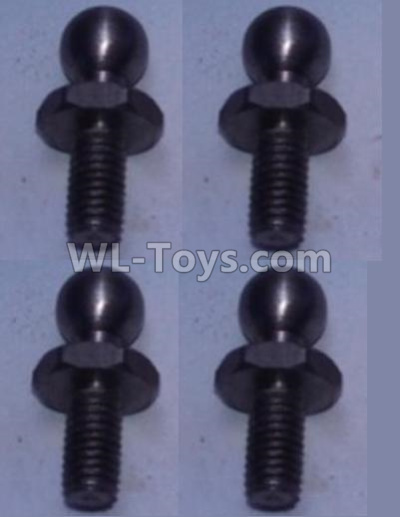 Wltoys 10428-2 Parts-73 K949-73 4.8 Ball head shape screws(4pcs),Wltoys 10428-2 Rc Car Parts,High speed 1:10 Scale 4wd,10428-B2 Electric Power On Road Drift Racing Truck Car Parts