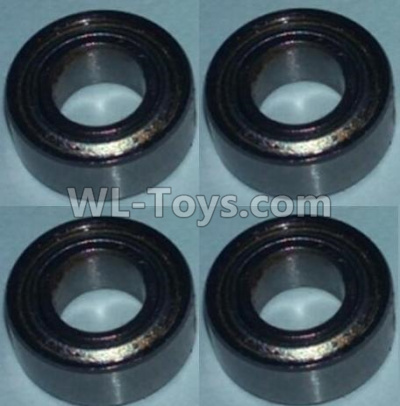 Wltoys 10428-2 Parts-81 Bearing(4X8X3)-4pcs,Wltoys 10428-2 Rc Car Parts,High speed 1:10 Scale 4wd,10428-B2 Electric Power On Road Drift Racing Truck Car Parts