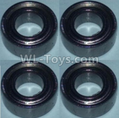 Wltoys 10428-2 Parts-82 Bearing(5X10X4)-4pcs,Wltoys 10428-2 Rc Car Parts,High speed 1:10 Scale 4wd,10428-B2 Electric Power On Road Drift Racing Truck Car Parts
