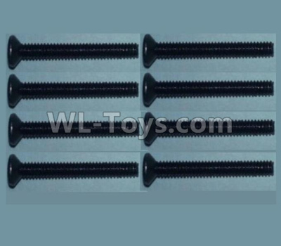 Wltoys 10428-C2 Flat head inner hexagon Screws-M2X16-(8pcs),Wltoys 10428-C2 Rc Car Parts,High speed 1:10 Scale 4wd,10428-C2 Electric Power On Road Drift Racing Truck Car Parts