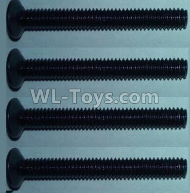 Wltoys 10428-C2 Flat head inner hexagon Screws-M4X32-(4pcs),Wltoys 10428-C2 Rc Car Parts,High speed 1:10 Scale 4wd,10428-C2 Electric Power On Road Drift Racing Truck Car Parts