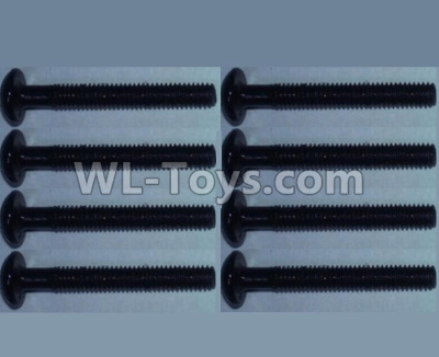 Wltoys 10428-C2 Pan head inner hexagon Screws-M2.5X20-(8pcs),Wltoys 10428-C2 Rc Car Parts,High speed 1:10 Scale 4wd,10428-C2 Electric Power On Road Drift Racing Truck Car Parts