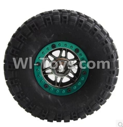 Wltoys 10428-A Whole wheel unit(1pcs)-(Inlucde the Wheel Hub,Tire lether,Tire positioning ring)-(Diameter-110mm,Thickness-35mm,12mm hexagonal engagement)