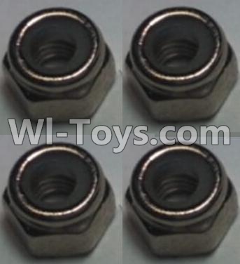 Wltoys 10428-A M2.5 Locknut(4pcs),Wltoys 10428-A RC Car Parts,High speed 1:10 Scale 4wd,10428-A Electric Power On Road Drift Racing Truck Car Parts