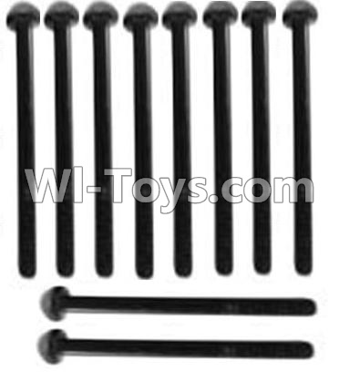 Wltoys 10428-A A929-72 Pan head inner hexagon Screws-M3X21-Black zinc plated(10PCS),Wltoys 10428-A RC Car Parts,High speed 1:10 Scale 4wd,10428-A Electric Power On Road Drift Racing Truck Car Parts