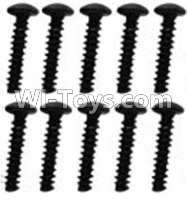 Wltoys 10428-A A929-79 Pan head inner hexagon Screws-M3X14-Black zinc plated(10PCS),Wltoys 10428-A RC Car Parts,High speed 1:10 Scale 4wd,10428-A Electric Power On Road Drift Racing Truck Car Parts